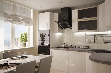 Дизайн-проект интерьера 3-х комнатной квартиры по ул. Калинина